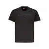 Tommy Hilfiger Cotton Men Men's T-shirt In Black