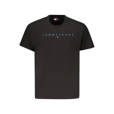 Tommy Hilfiger Cotton Men Men's T-shirt In Black