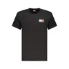 Tommy Hilfiger Tommy Jeans Flag Graphic T In Black