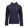 Tommy Hilfiger Blue Cotton Sweater In Blue