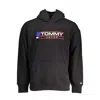 Tommy Hilfiger Black Cotton Sweater In Black
