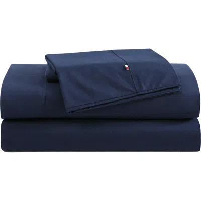 TOMMY HILFIGER TOMMY HILFIGER COTTON PERCAL SHEET SET