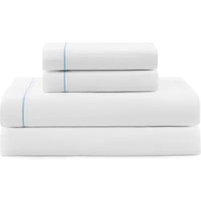 Tommy Hilfiger Cotton Percal Sheet Set In White