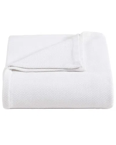 TOMMY HILFIGER TOMMY HILFIGER COTTON PIQUE SOLID BLANKET
