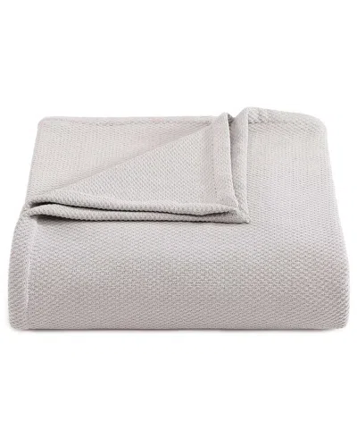 TOMMY HILFIGER TOMMY HILFIGER COTTON PIQUE SOLID BLANKET