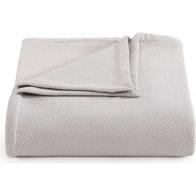 TOMMY HILFIGER TOMMY HILFIGER COTTON PIQUÉ THROW BLANKET