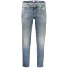 Tommy Hilfiger Blue Cotton Slim Men Jeans In Blue