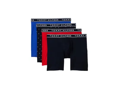 Tommy Hilfiger Cotton Stretch 4-pack Boxer Brief In Multi
