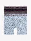 Tommy Hilfiger Cotton Stretch Boxer Brief 3 In Pearl Blue