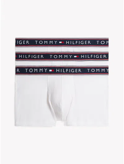 Tommy Hilfiger Cotton Stretch Trunk 3 In White
