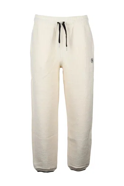Tommy Hilfiger Cotton Sweatpants - Cream In White