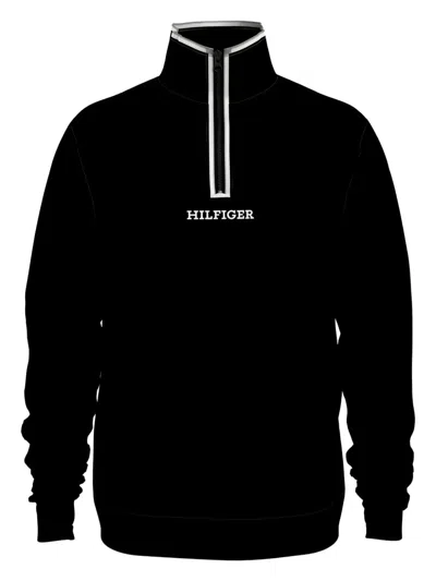 Tommy Hilfiger Cotton Sweatshirt In Black