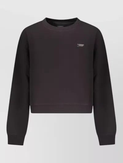 Tommy Hilfiger Cotton Sweatshirt In Black