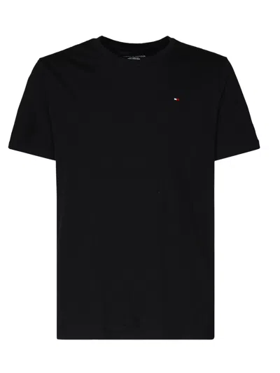 Tommy Hilfiger Stretch Slim Fit T-shirt In Black