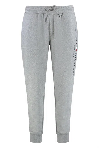 Tommy Hilfiger Cotton Track-pants In Gray