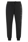 Tommy Hilfiger Cotton Drawstring Waist Track-pants In Black