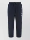 Tommy Hilfiger Cotton Track-pants Elastic Waistband In Blue