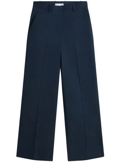 Tommy Hilfiger Cotton Wide Leg Pant Clothing In Blue