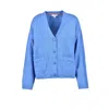 Tommy Hilfiger Blue Cotton Cardigan In Blue