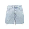 Tommy Hilfiger Blue Cotton Short In Blue