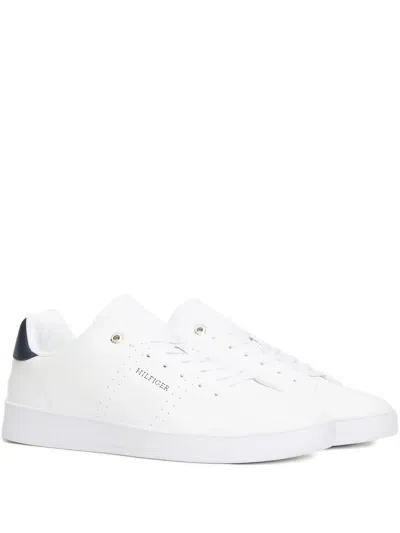 Tommy Hilfiger Court Cup Sneakers In White