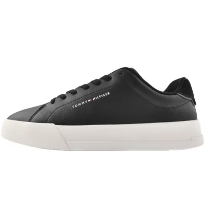Tommy Hilfiger Court Leather Trainers Black
