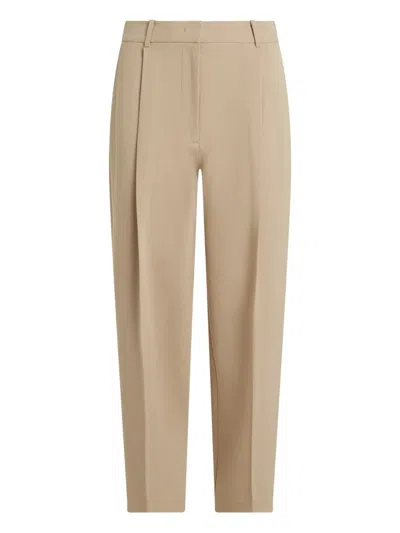Tommy Hilfiger Creases Trousers In Brown