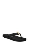 Tommy Hilfiger Crelina Thong Sandal In Black
