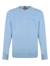 Tommy Hilfiger Sustainable Sweater With Bci Cotton In Blue