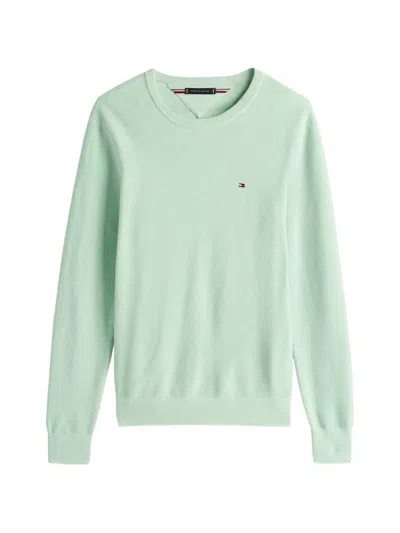 Tommy Hilfiger Crew-neck Sweater In Green