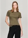 Tommy Hilfiger Crewneck Favorite T In Army Green