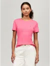 Tommy Hilfiger Crewneck Favorite T In Fandango Pink