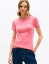 Tommy Hilfiger Crewneck Favorite T In Garden Rose
