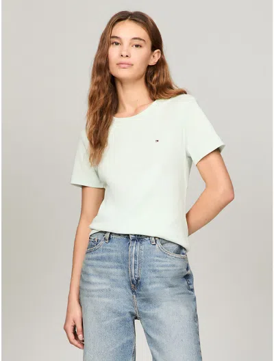 Tommy Hilfiger Crewneck Favorite T In Minty Essence