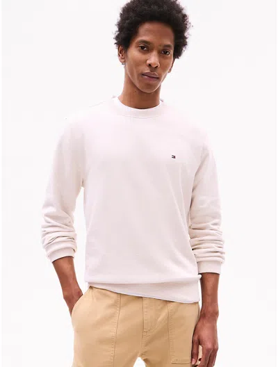 Tommy Hilfiger Crewneck Sweatshirt In Beige Heather