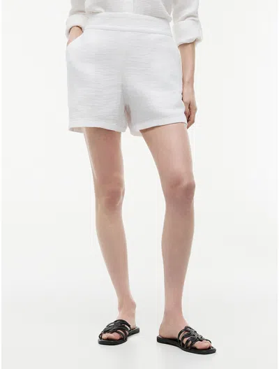 Tommy Hilfiger Crinkle Gauze Pull In White
