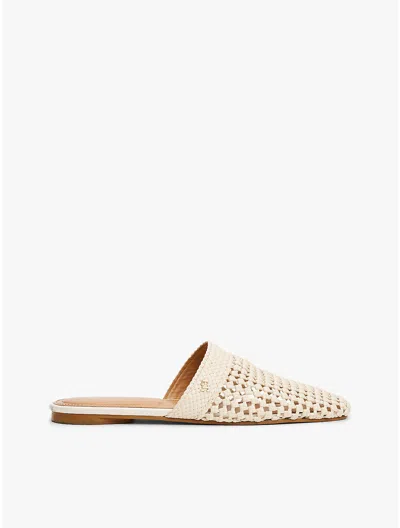Tommy Hilfiger Crochet Mule In Muslin