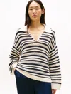 Tommy Hilfiger Crochet Polo Sweater In White