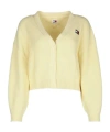 Tommy Hilfiger Short Ribbed Sleeve Top In Creamy Yellow