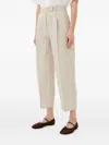 Tommy Hilfiger Mix Pleated Tapered Pants