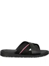Tommy Hilfiger Cross-strap Slide Sandals