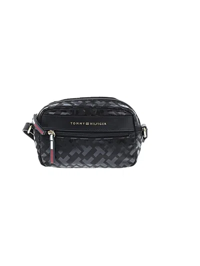 Pre-owned Tommy Hilfiger Crossbody Bag In Black