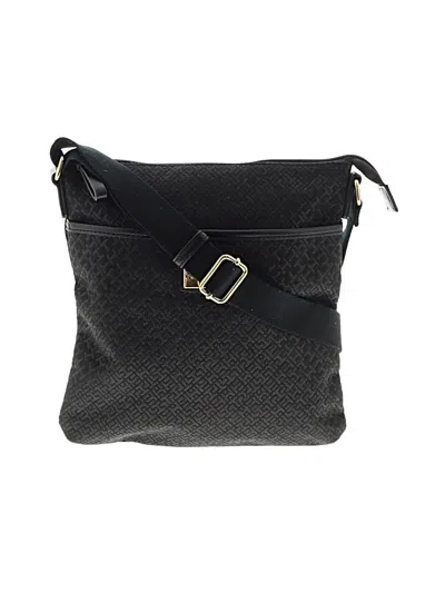 Pre-owned Tommy Hilfiger Crossbody Bag In Black