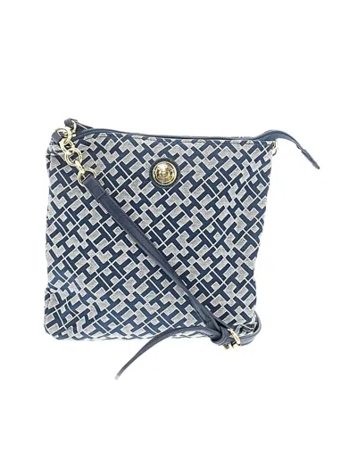 Pre-owned Tommy Hilfiger Crossbody Bag In Blue