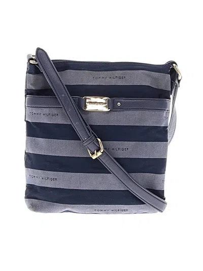 Pre-owned Tommy Hilfiger Crossbody Bag In Blue
