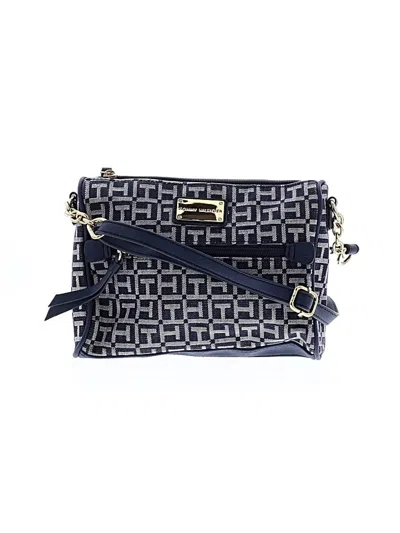 Pre-owned Tommy Hilfiger Crossbody Bag In Blue