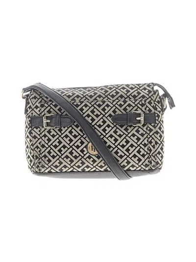 Pre-owned Tommy Hilfiger Crossbody Bag In Gray