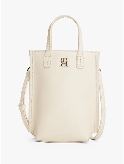 Tommy Hilfiger Crossbody Phone Pouch In Sugarcane