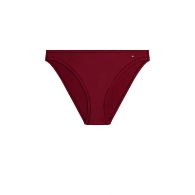 Tommy Hilfiger Culotte Unie In Burgundy
