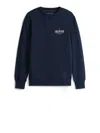 Tommy Hilfiger Logo-embroidered Crew-neck Sweatshirt In Multi